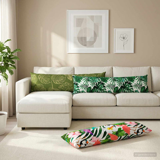 Kussen met kussen HEERLEN Meerkleurig 40 x 145 cm Polyester is nu te koop bij PeponiXL, paradijselijk wonen!