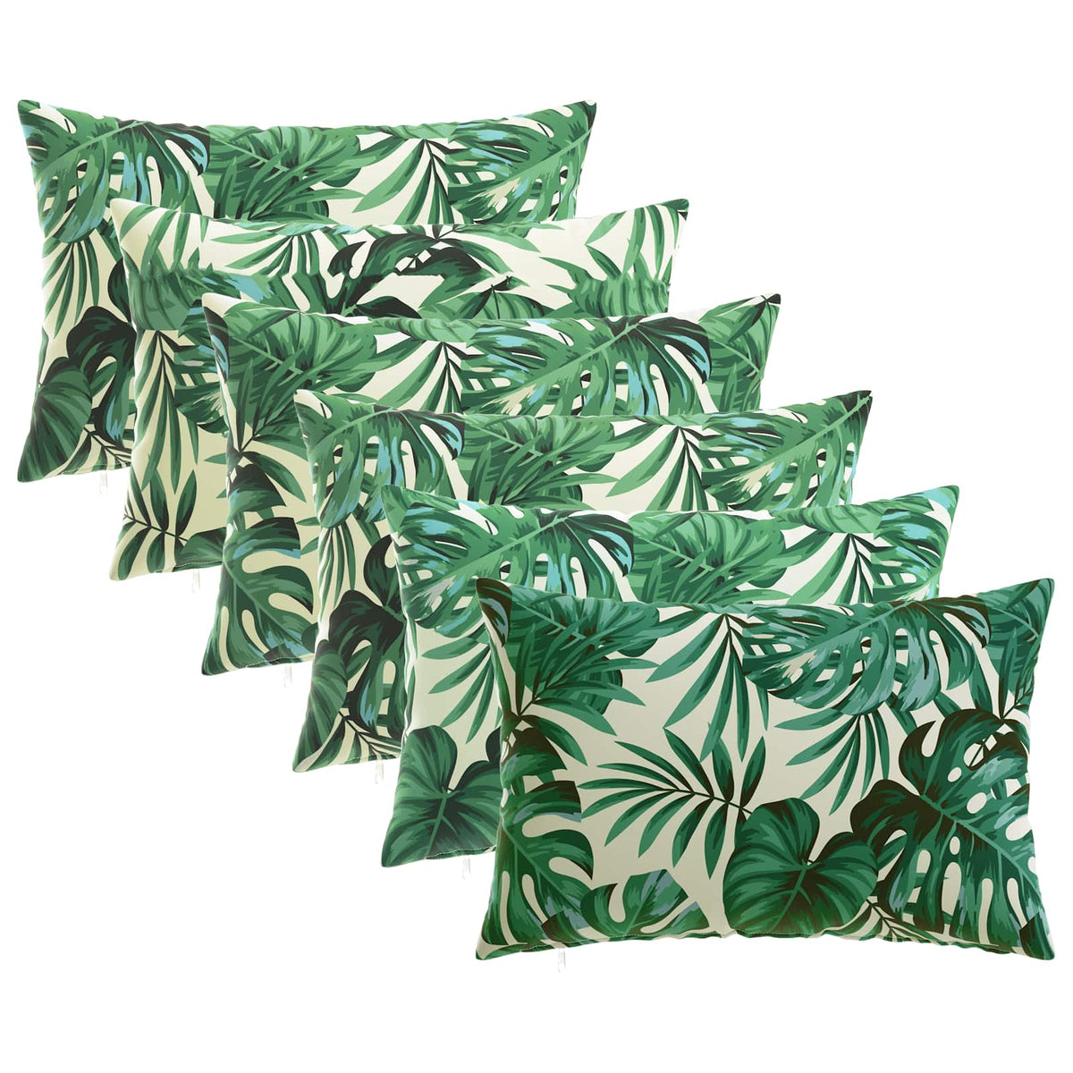 Kussensloop 6 pcs HEERLEN Bladpatroon 40 x 60 cm Polyester is nu te koop bij PeponiXL, paradijselijk wonen!