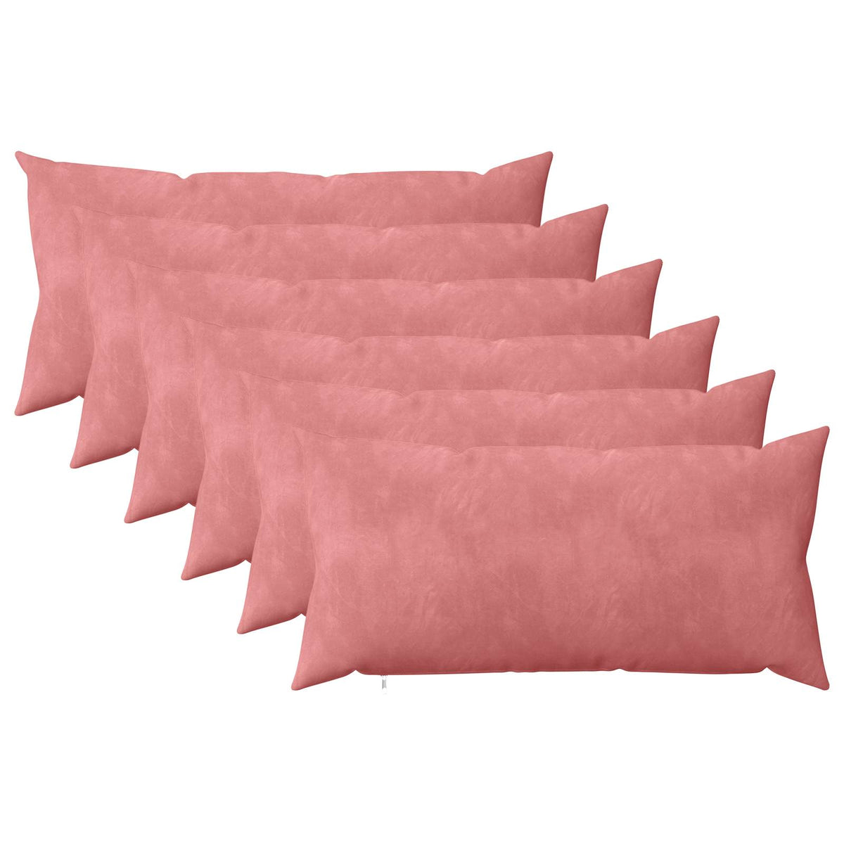 Kussensloop 6 pcs HEERLEN Roze 40 x 80 cm Fluweel is nu te koop bij PeponiXL, paradijselijk wonen!