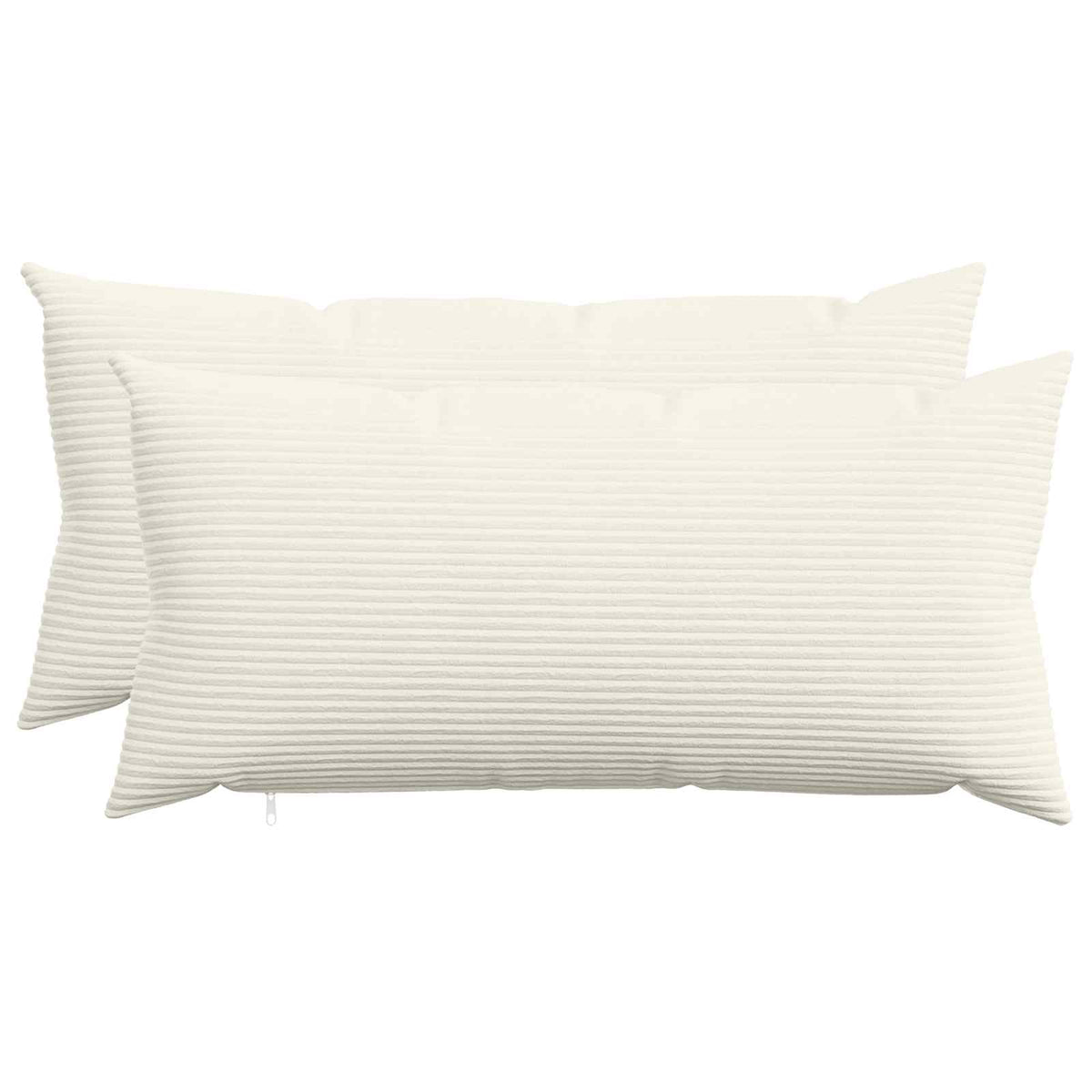 Kussensloop 2 pcs HEERLEN Crèmekleurig 40 x 80 cm corduroy is nu te koop bij PeponiXL, paradijselijk wonen!