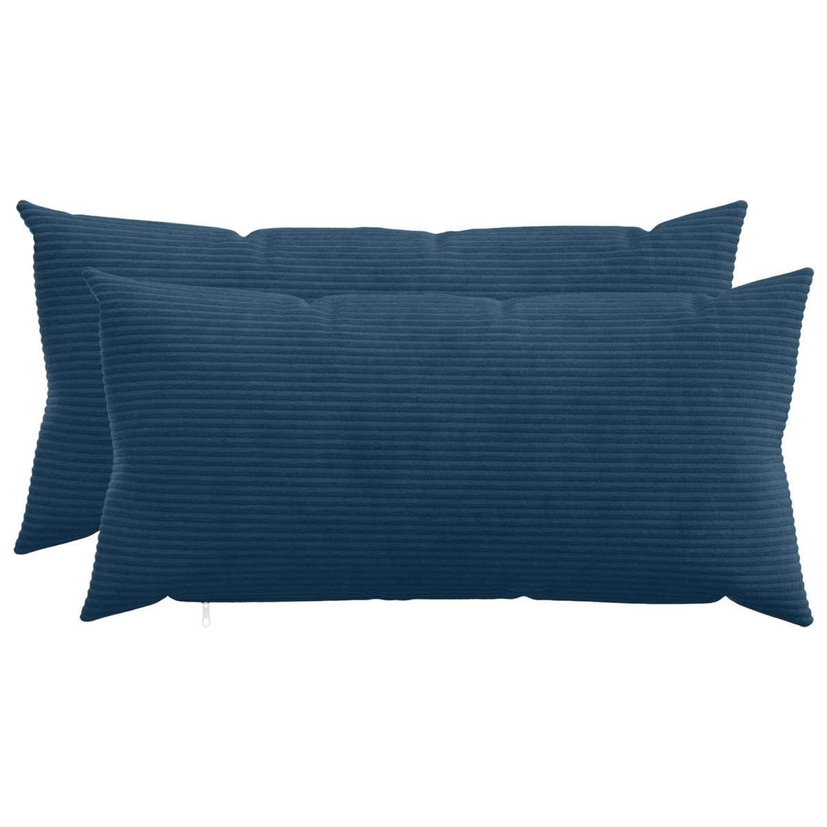 Kussensloop 2 pcs HEERLEN Marineblauw 40 x 80 cm corduroy is nu te koop bij PeponiXL, paradijselijk wonen!