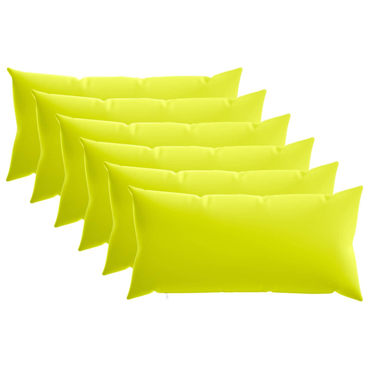 Kussensloop 6 pcs HEERLEN Helder groen 40 x 80 cm Polyester is nu te koop bij PeponiXL, paradijselijk wonen!