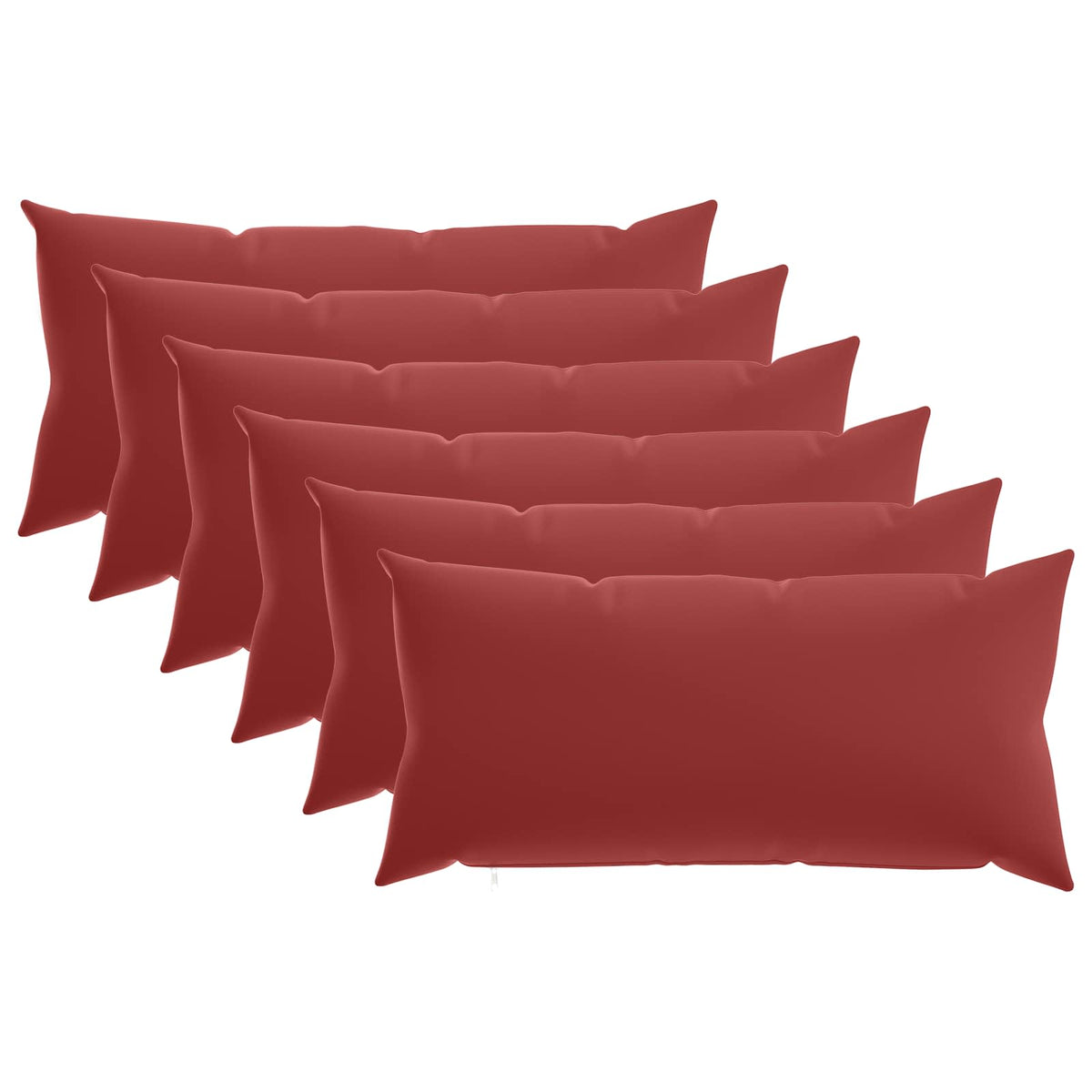 Kussensloop 6 pcs HEERLEN Wijnrood 40 x 80 cm Polyester is nu te koop bij PeponiXL, paradijselijk wonen!