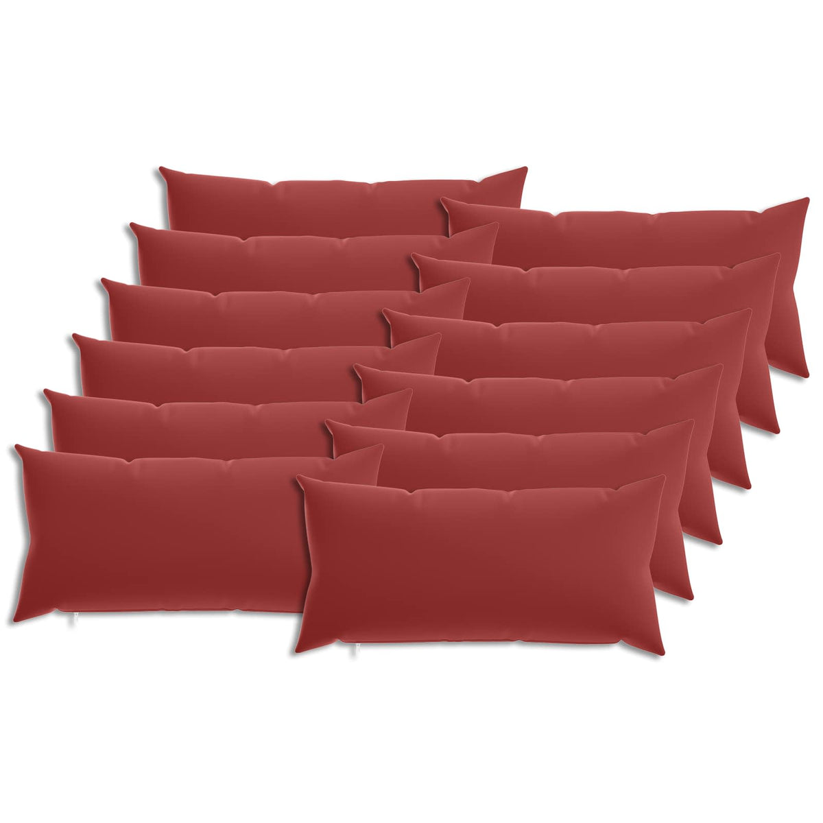 Kussensloop 12 pcs HEERLEN Wijnrood 40 x 80 cm Polyester is nu te koop bij PeponiXL, paradijselijk wonen!