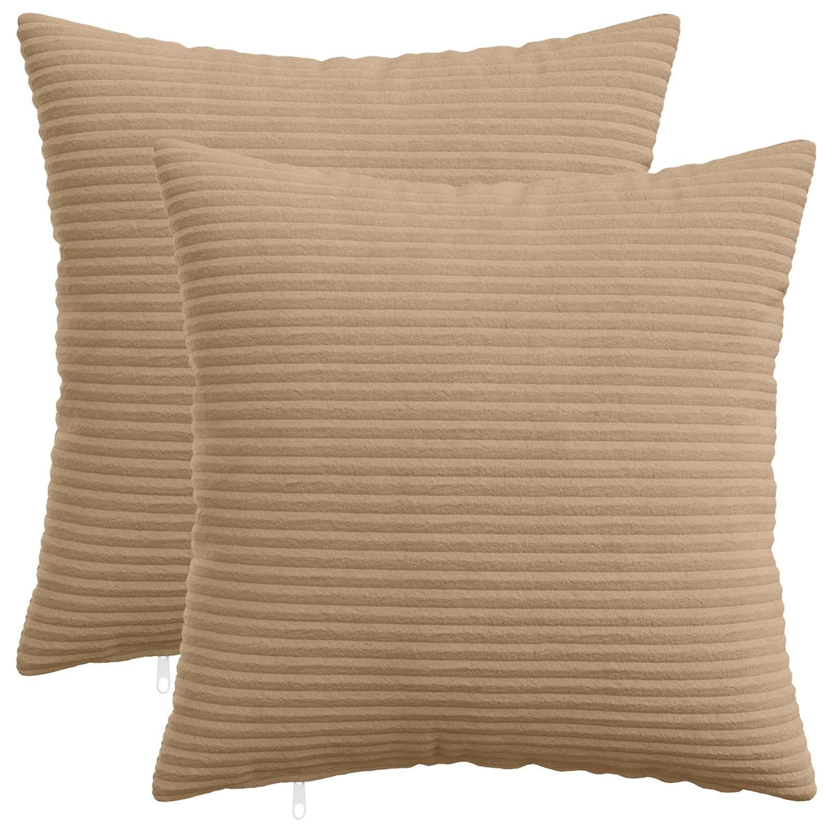 Kussensloop 2 pcs HEERLEN Bruin 45 x 45 cm corduroy is nu te koop bij PeponiXL, paradijselijk wonen!