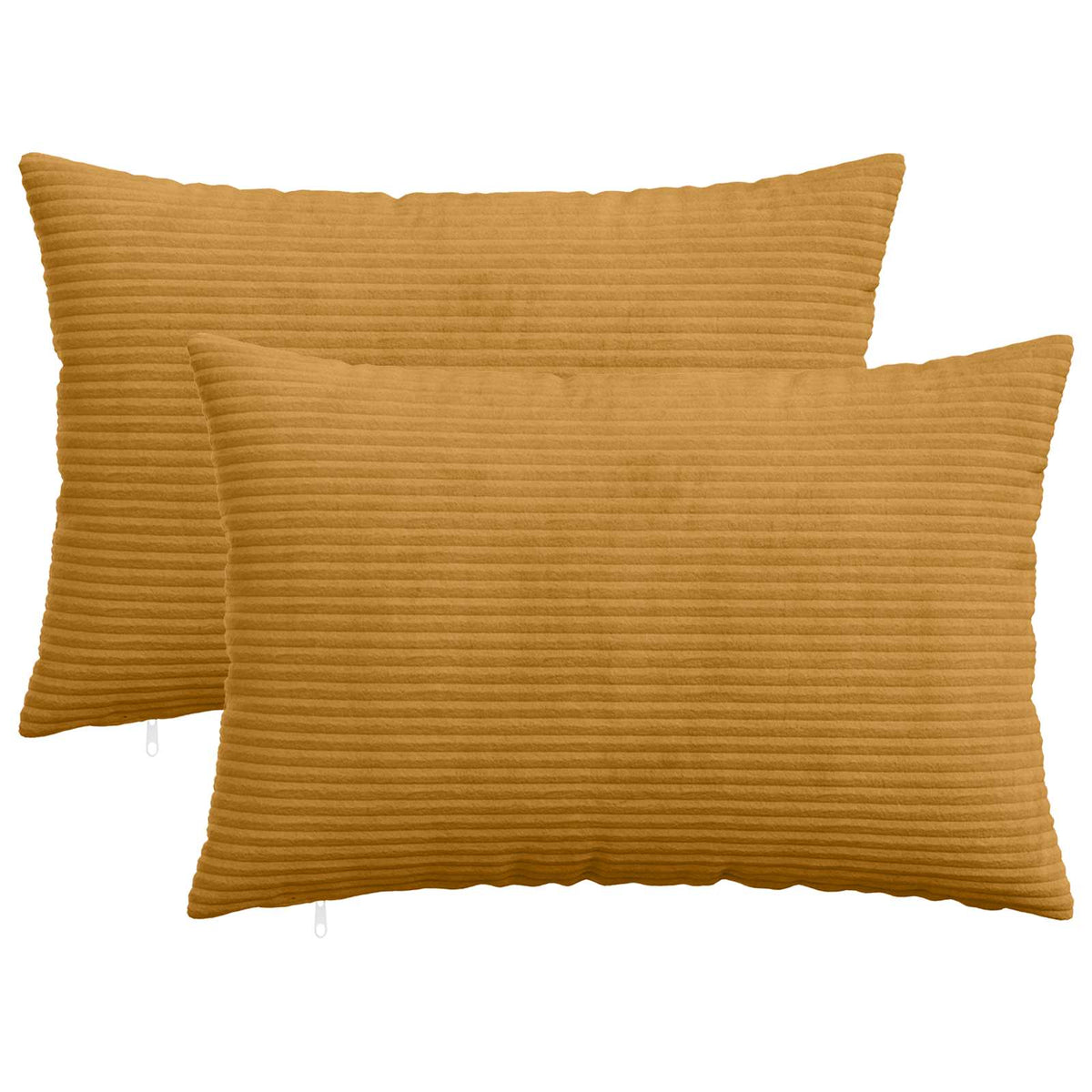 Kussensloop 2 pcs HEERLEN Geel 50 x 70 cm corduroy is nu te koop bij PeponiXL, paradijselijk wonen!