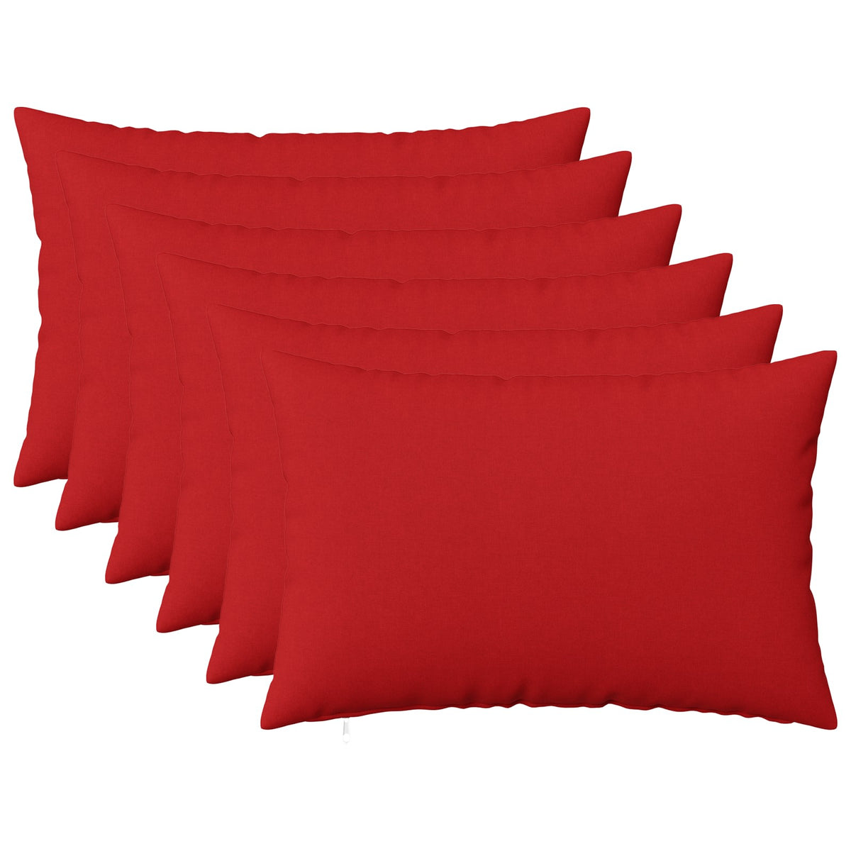 Kussensloop 6 st HEERLEN Rood 50 x 75 cm Stof is nu te koop bij PeponiXL, paradijselijk wonen!