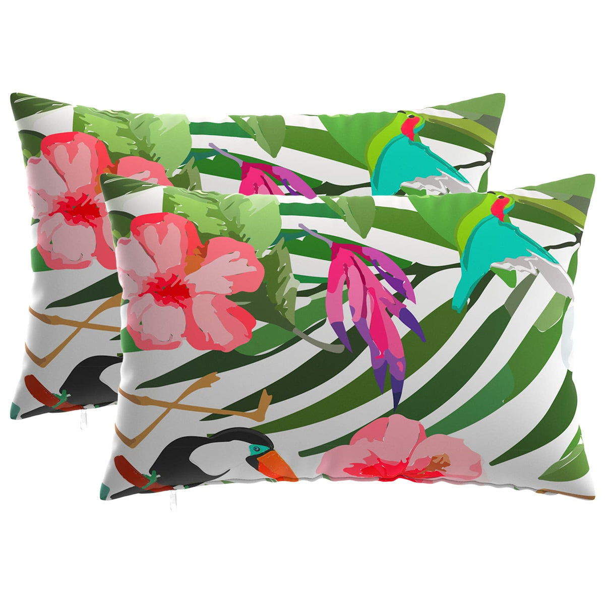 Kussensloop 2 pcs HEERLEN Zwart 50 x 75 cm Polyester is nu te koop bij PeponiXL, paradijselijk wonen!