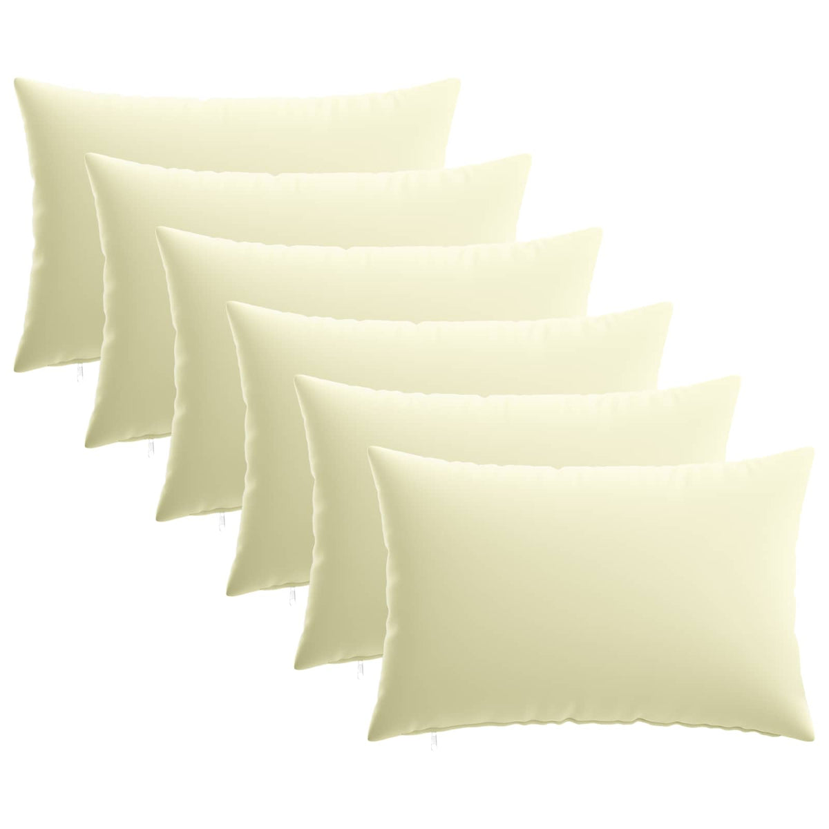 Kussensloop 6 pcs HEERLEN Crèmekleurig 50 x 75 cm Polyester is nu te koop bij PeponiXL, paradijselijk wonen!