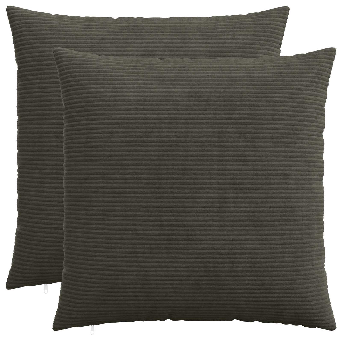 Kussensloop 2 pcs HEERLEN Antracietkleurig 55 x 55 cm corduroy is nu te koop bij PeponiXL, paradijselijk wonen!