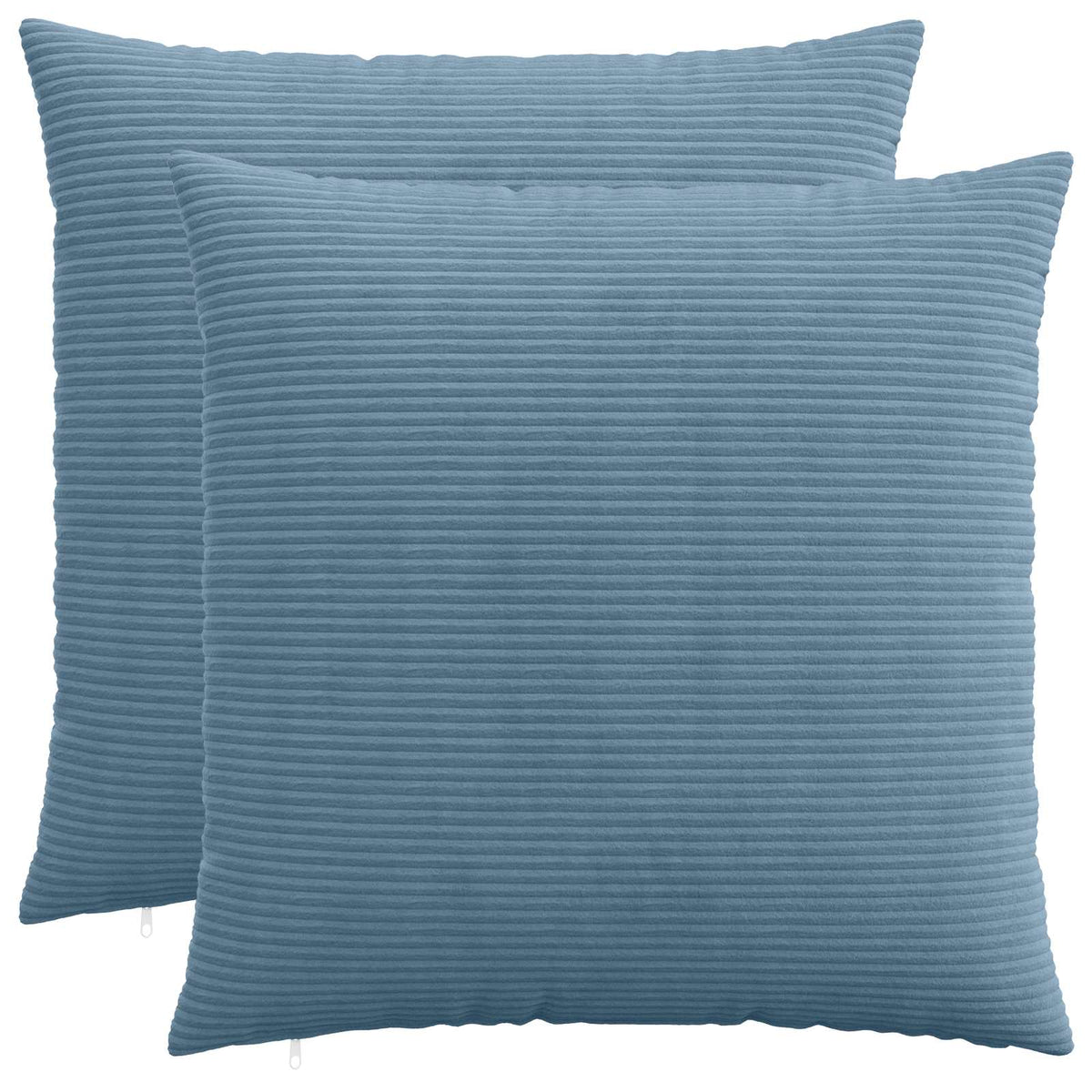 Kussensloop 2 pcs HEERLEN Blauw 60 x 60 cm corduroy is nu te koop bij PeponiXL, paradijselijk wonen!
