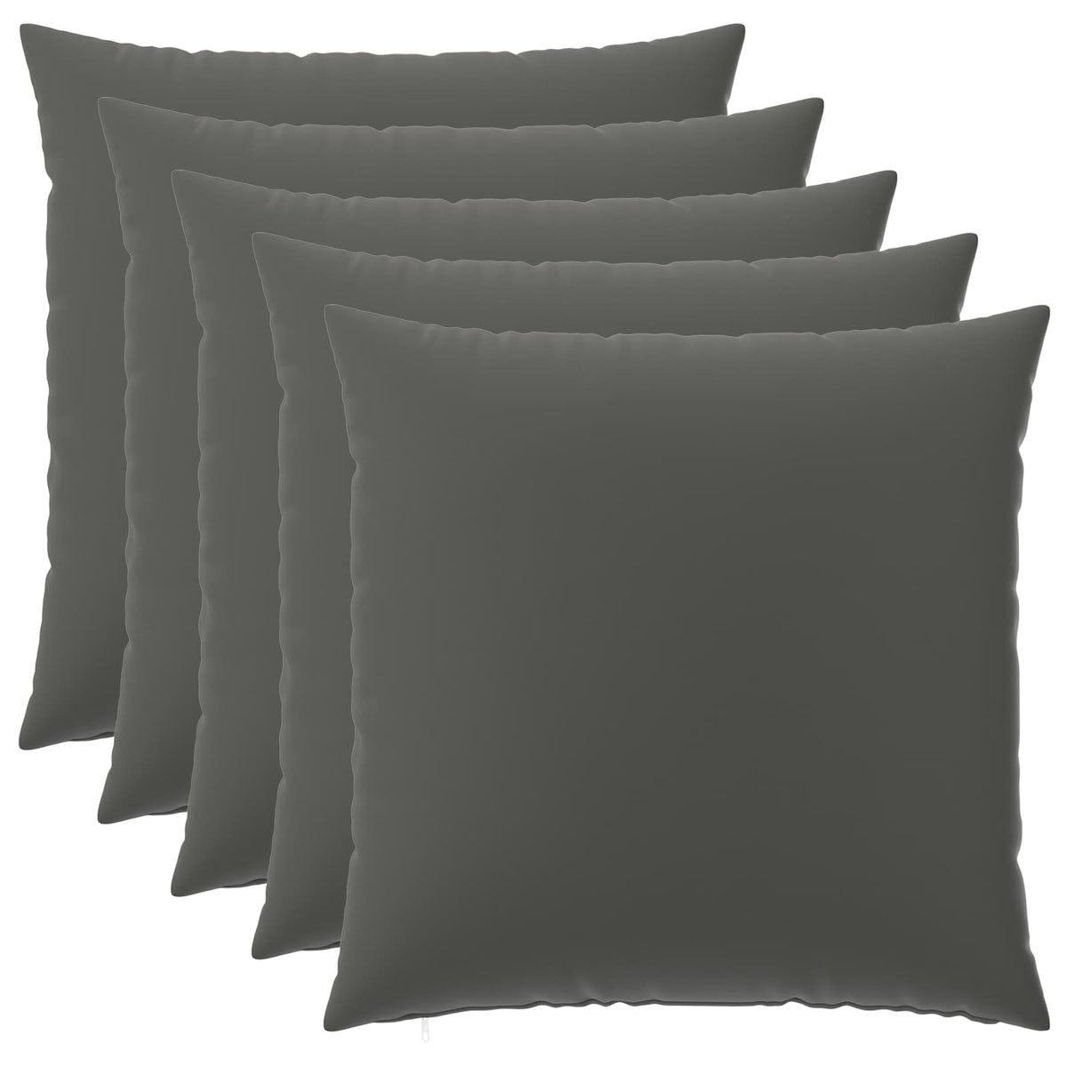 Kussensloop 6 pcs HEERLEN Antraciet 60 x 60 cm Polyester is nu te koop bij PeponiXL, paradijselijk wonen!