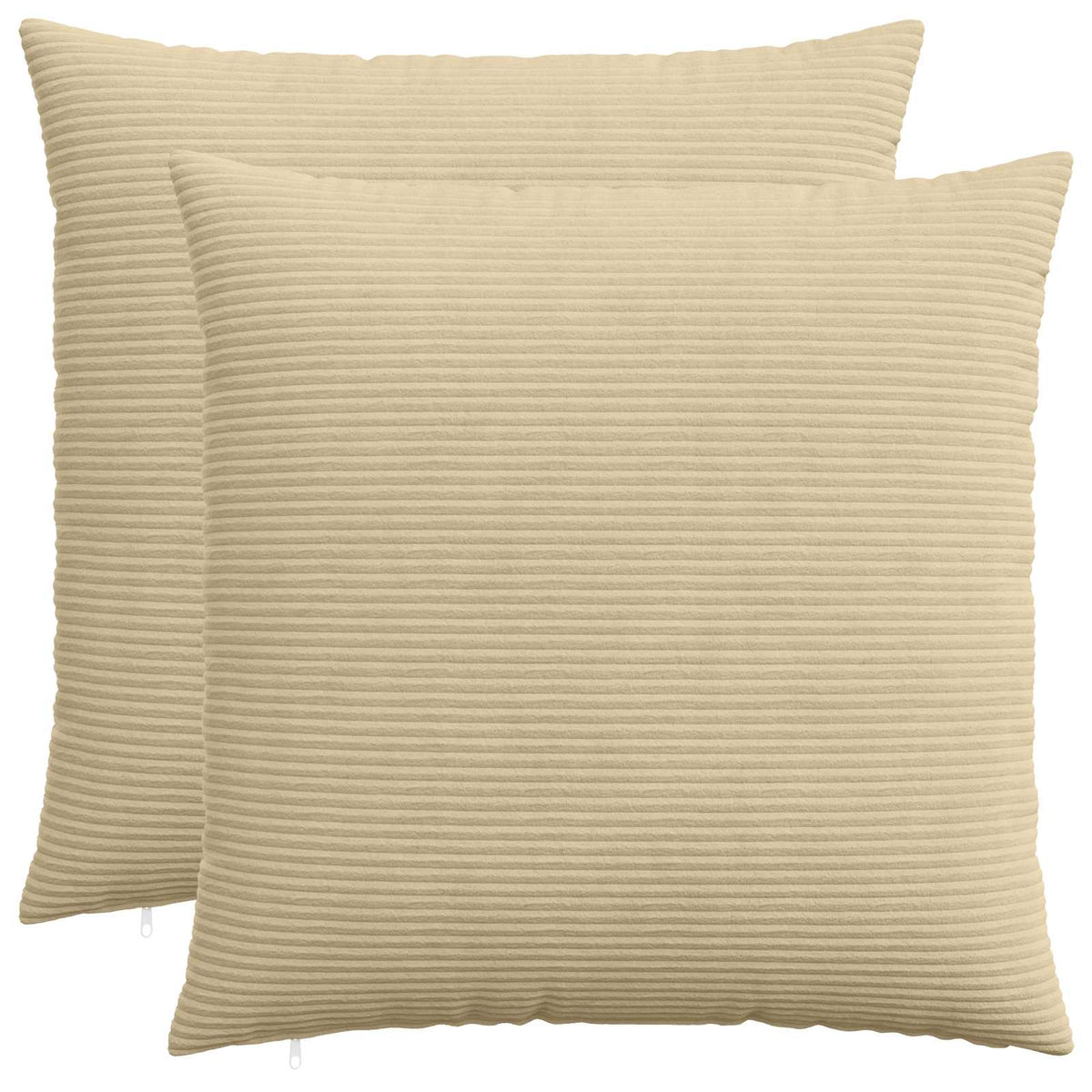 Kussensloop 2 pcs HEERLEN Groen Grijs 65 x 65 cm corduroy is nu te koop bij PeponiXL, paradijselijk wonen!