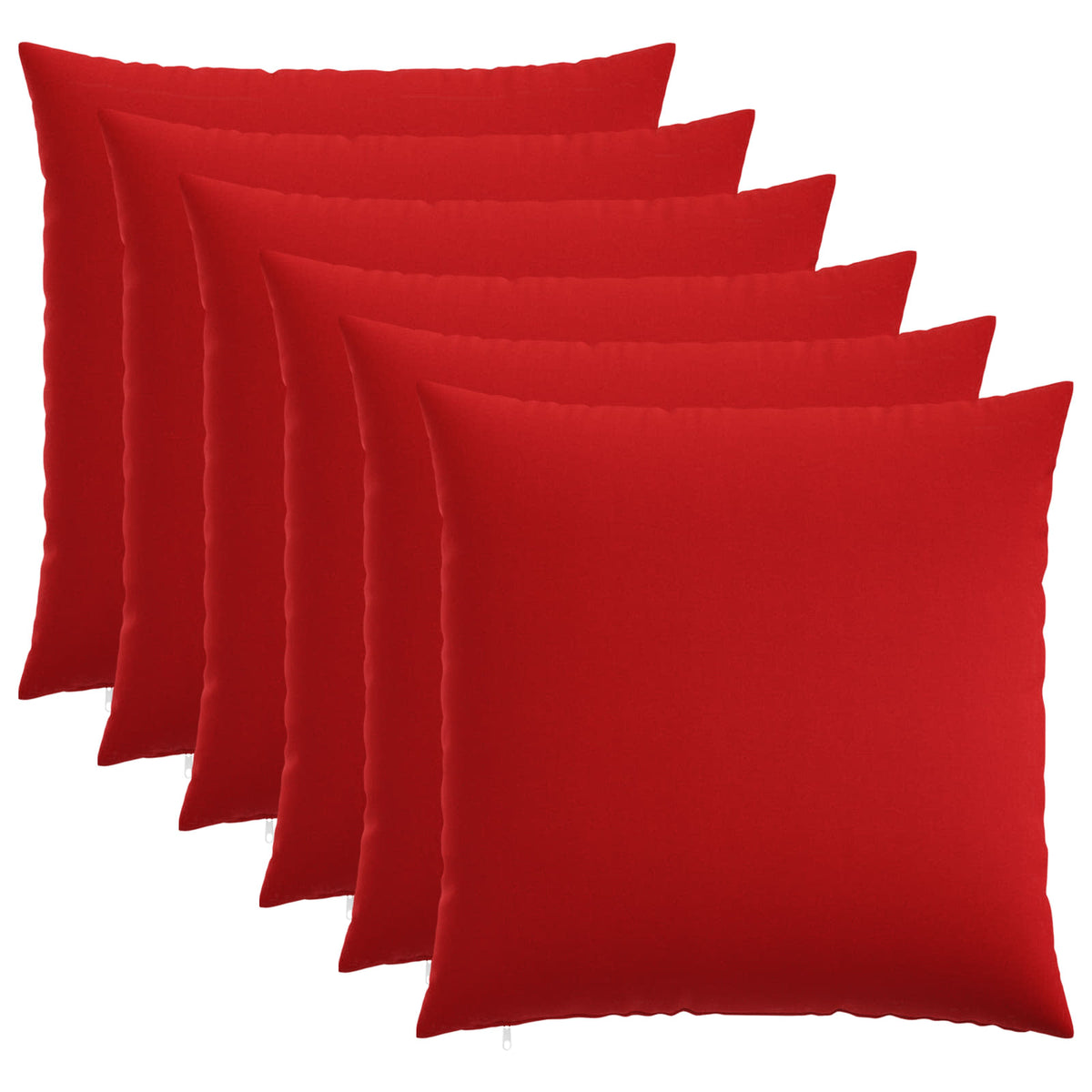 Kussensloop 6 st HEERLEN Rood 70 x 70 cm Stof is nu te koop bij PeponiXL, paradijselijk wonen!