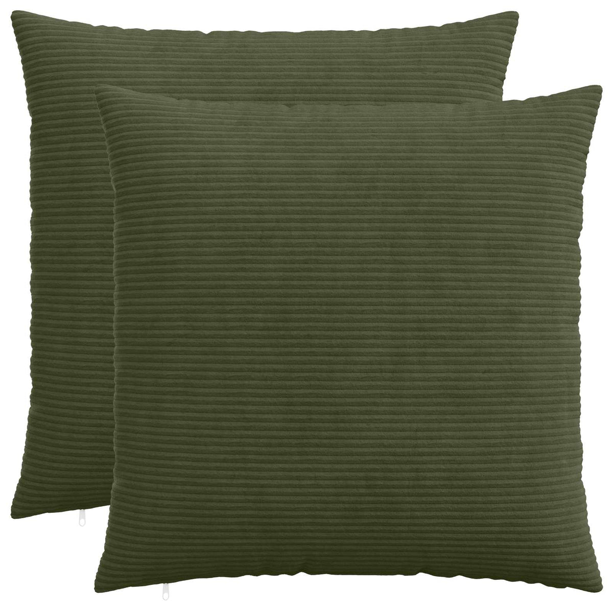 Kussensloop 2 pcs HEERLEN Groen 70 x 70 cm corduroy is nu te koop bij PeponiXL, paradijselijk wonen!