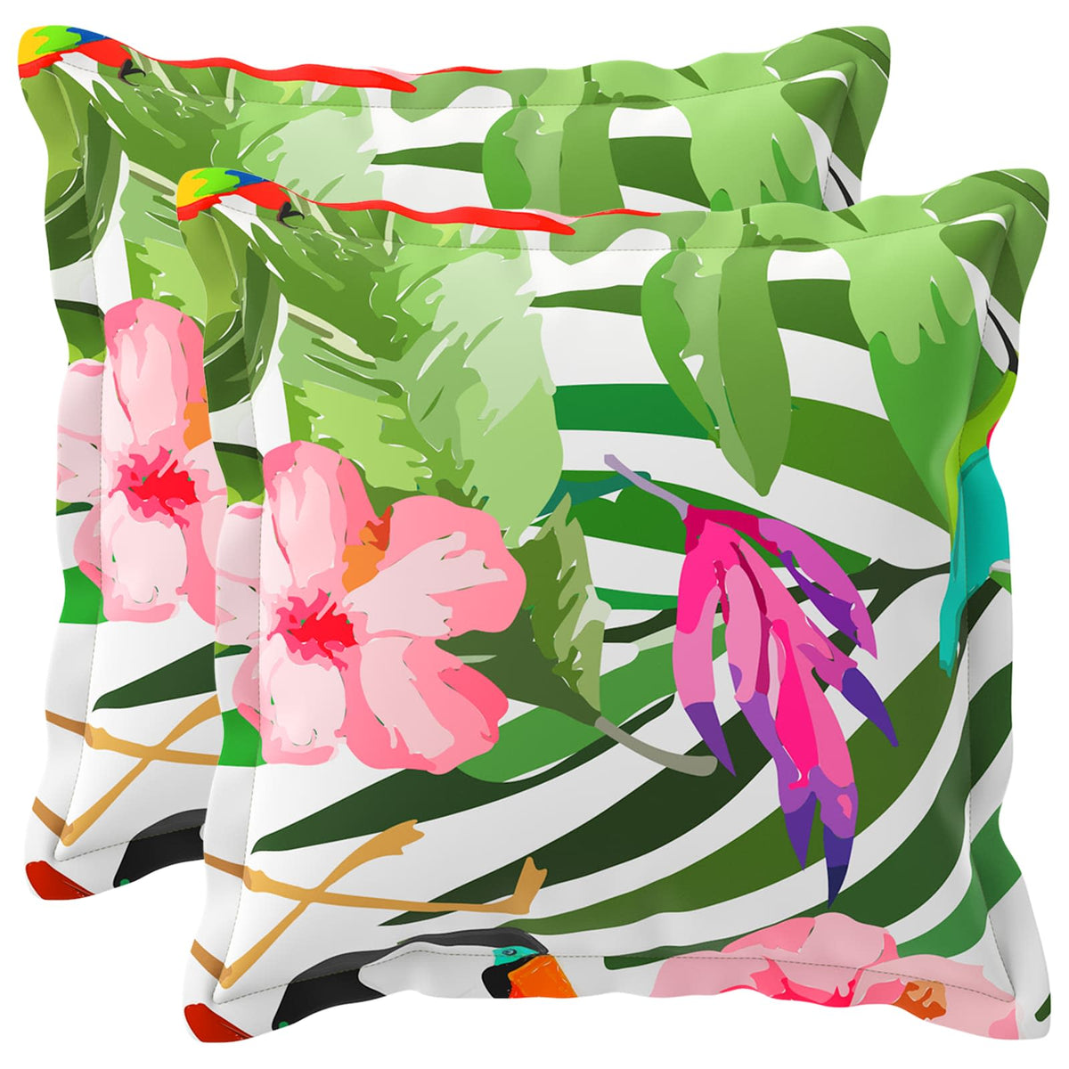 Kussensloop 2 st HOUTEN Zwart 30 x 30 cm Polyester is nu te koop bij PeponiXL, paradijselijk wonen!