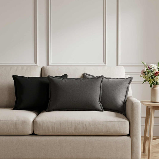 Kussen met kussen HOUTEN 6 st Lichtgrijs Faux Linnen is nu te koop bij PeponiXL, paradijselijk wonen!