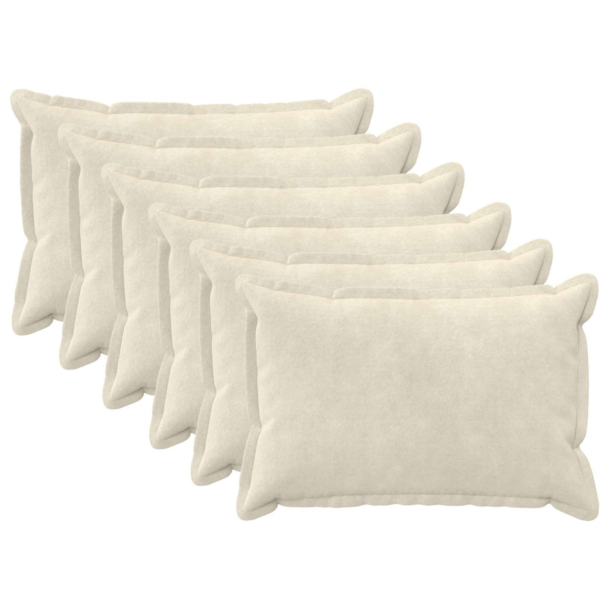 Kussensloop 6 pcs HOUTEN Crèmekleurig 30 x 50 cm is nu te koop bij PeponiXL, paradijselijk wonen!