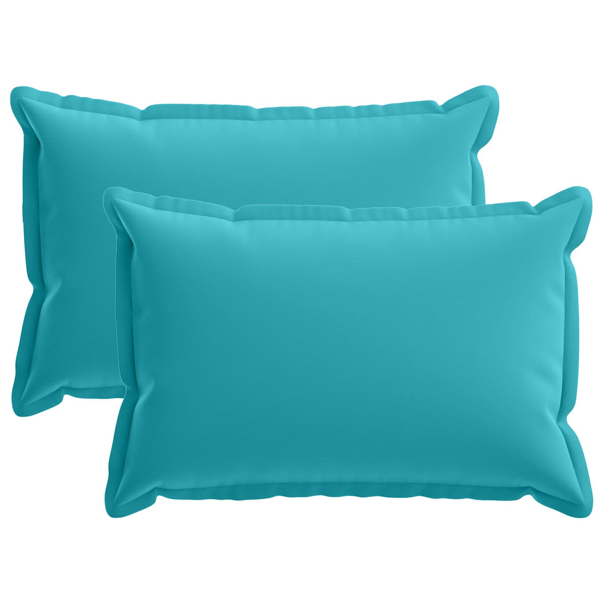 Kussensloop 2 st HOUTEN Turquoise 30 x 50 cm Polyester is nu te koop bij PeponiXL, paradijselijk wonen!