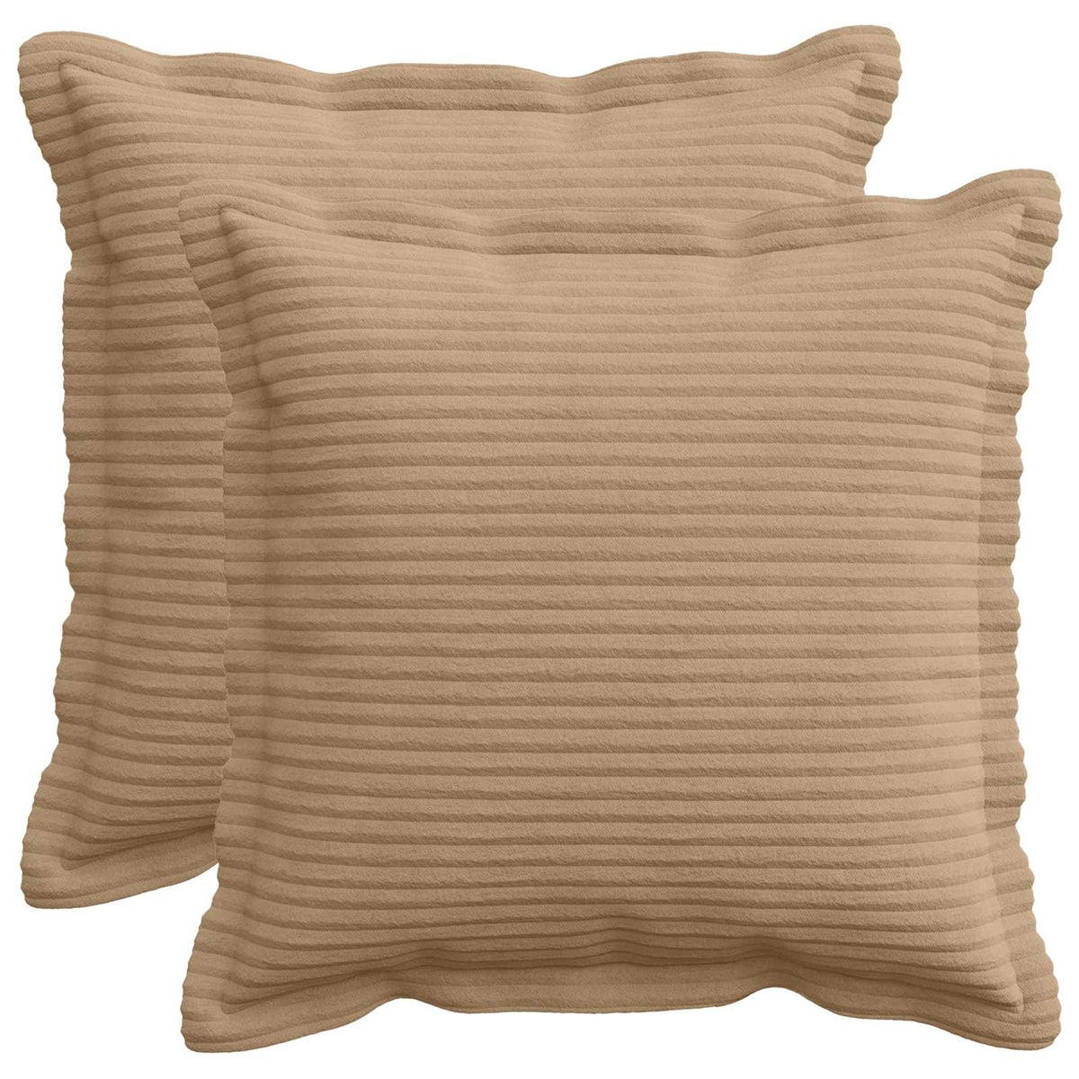 Kussensloop 2 st HOUTEN Bruin 35 x 35 cm corduroy is nu te koop bij PeponiXL, paradijselijk wonen!