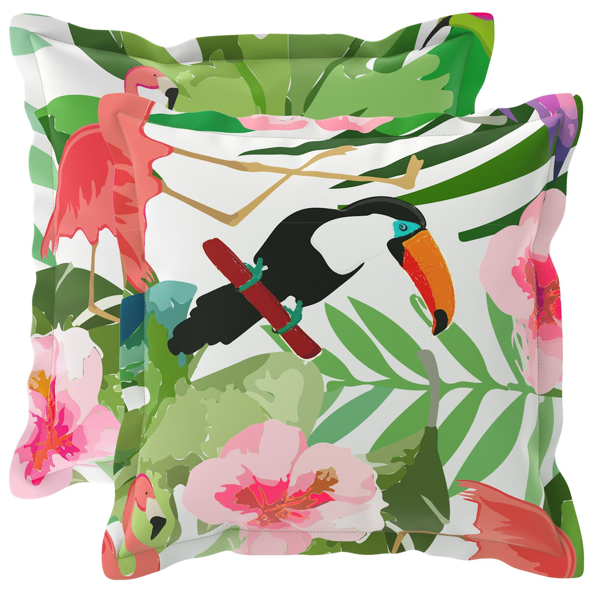 Kussensloop 2 st HOUTEN Meerkleurig 35 x 35 cm Polyester is nu te koop bij PeponiXL, paradijselijk wonen!
