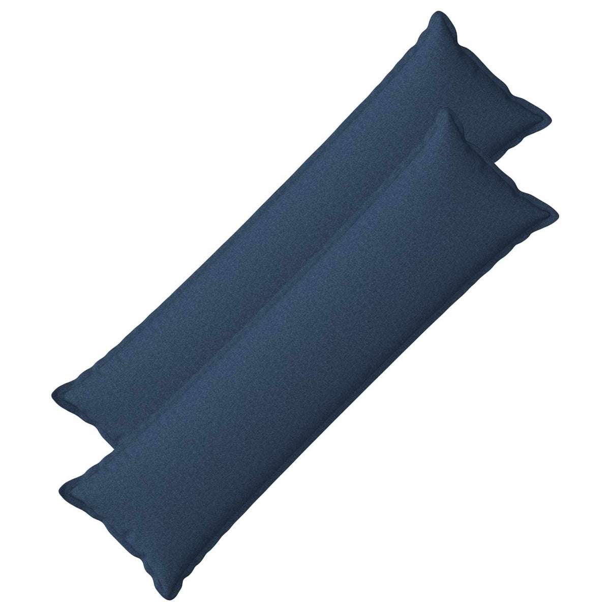 Kussensloop 2 pcs HOUTEN Blauw 40 x 145 cm Faux Linnen is nu te koop bij PeponiXL, paradijselijk wonen!