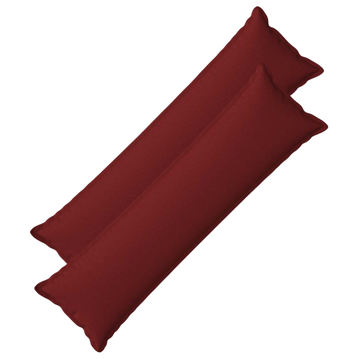 Kussensloop 2 pcs HOUTEN Wijnrood 40 x 145 cm Faux Linnen is nu te koop bij PeponiXL, paradijselijk wonen!