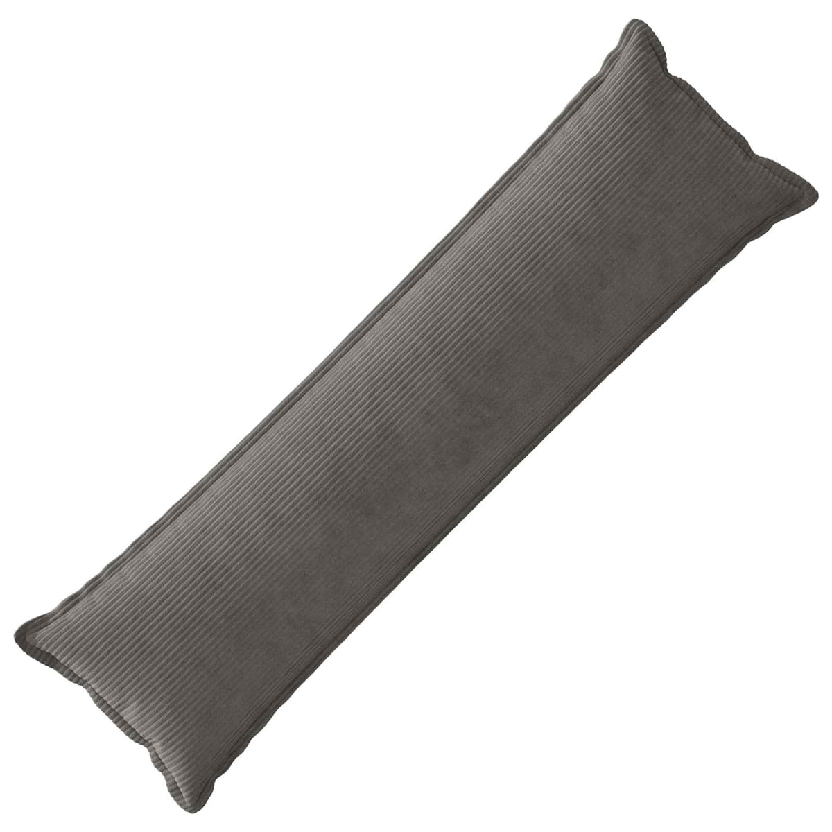vidaXL Kussensloop HOUTEN Donkergrijs 40 x 145 cm corduroy