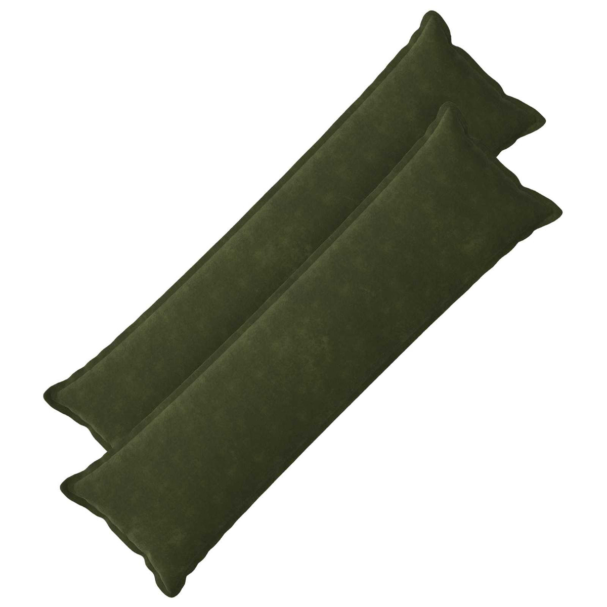 Kussensloop 2 pcs HOUTEN Groen 40 x 145 cm Microfiber Fleece is nu te koop bij PeponiXL, paradijselijk wonen!