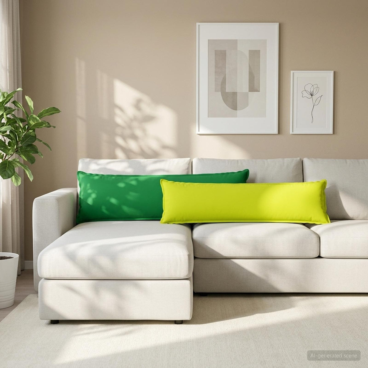 Kussen met kussen HOUTEN 2 st Groen Polyester is nu te koop bij PeponiXL, paradijselijk wonen!