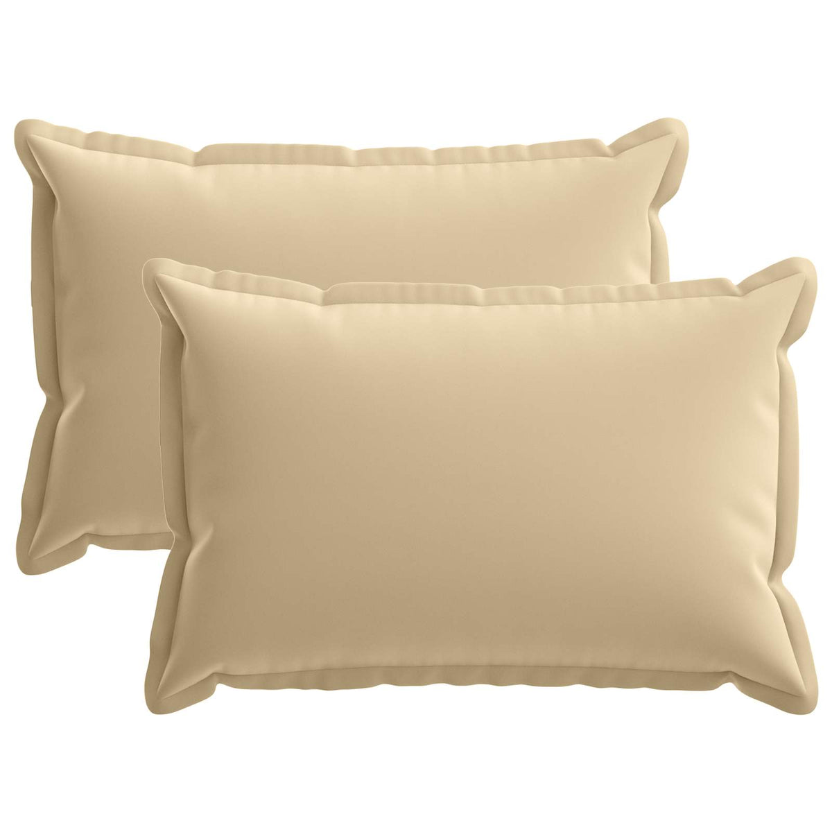 Kussensloop 2 st HOUTEN Beige 40 x 60 cm Polyester is nu te koop bij PeponiXL, paradijselijk wonen!