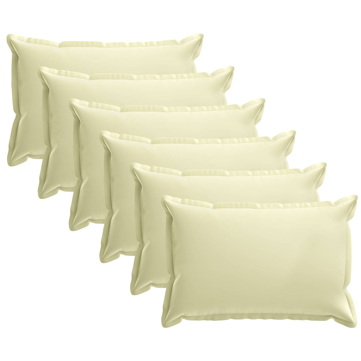 Kussensloop 6 st HOUTEN Crèmekleurig 40 x 60 cm Polyester is nu te koop bij PeponiXL, paradijselijk wonen!