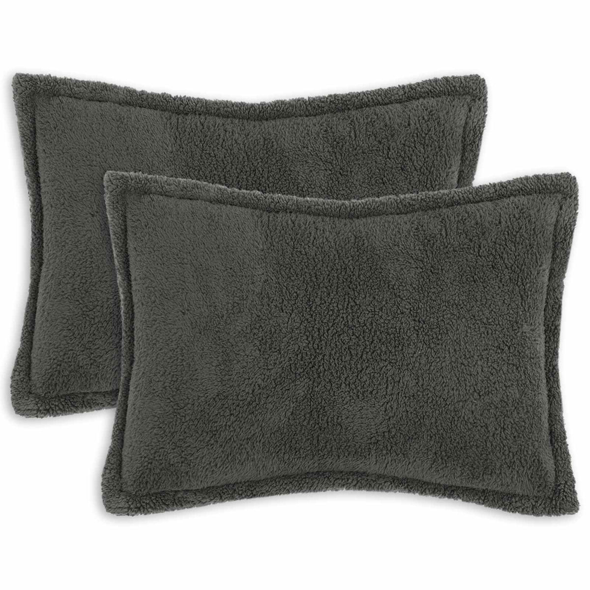 Kussensloop 2 pcs HOUTEN Donkergrijs 40 x 60 cm Bouclé is nu te koop bij PeponiXL, paradijselijk wonen!