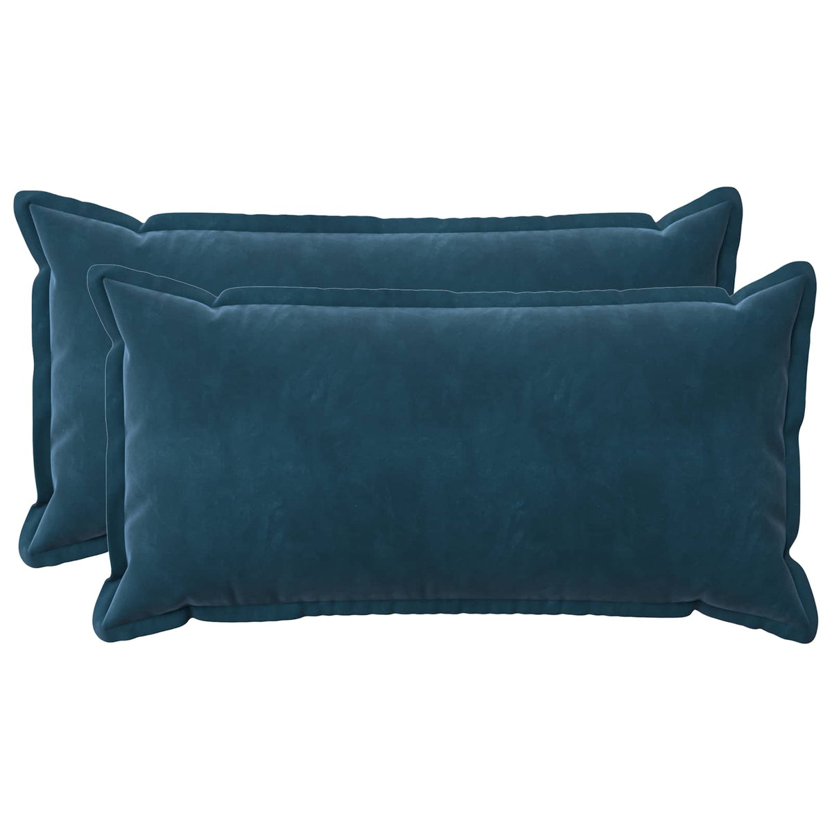 Kussensloop 2 pcs HOUTEN Blauw 40 x 70 cm Fluweel is nu te koop bij PeponiXL, paradijselijk wonen!