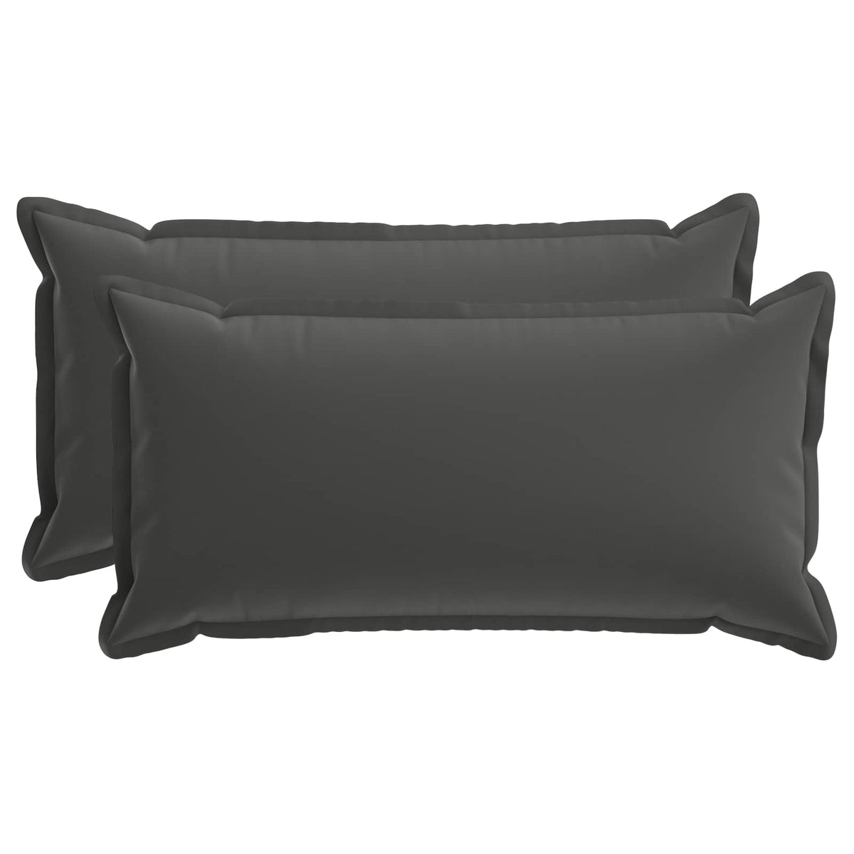 Kussensloop 2 st HOUTEN Antraciet 40 x 70 cm Polyester is nu te koop bij PeponiXL, paradijselijk wonen!