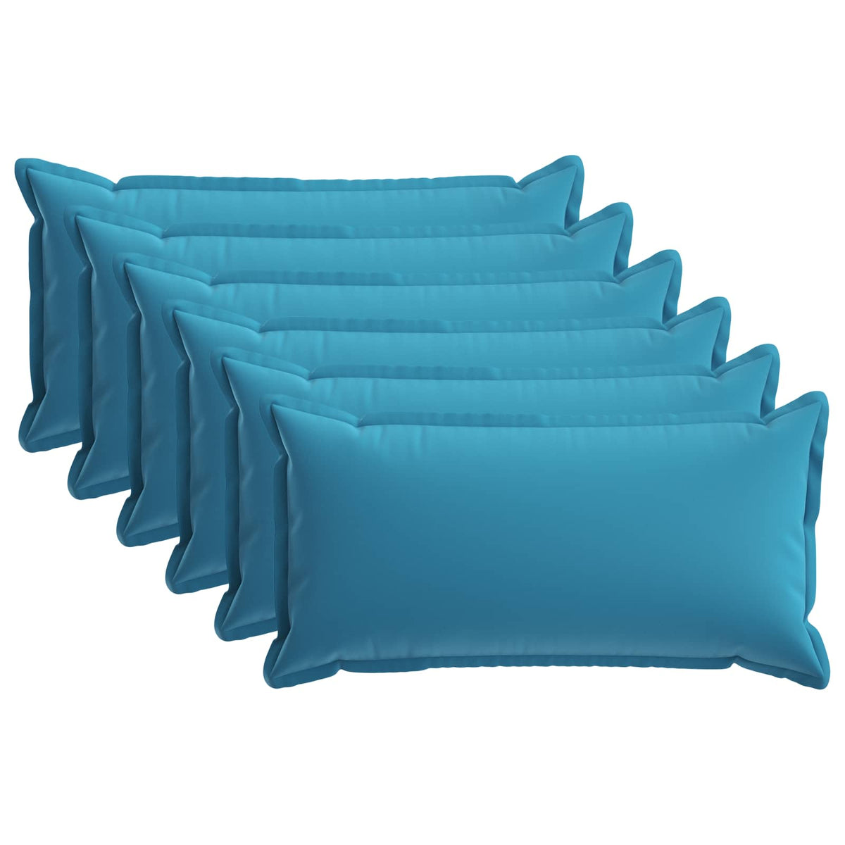 Kussensloop 6 st HOUTEN Lichtblauw 40 x 70 cm Polyester is nu te koop bij PeponiXL, paradijselijk wonen!
