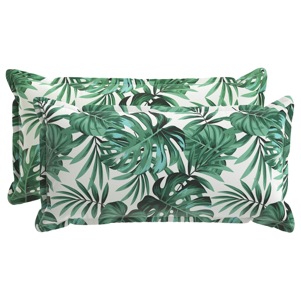 Kussensloop 2 st HOUTEN Bladpatroon 40 x 70 cm Polyester is nu te koop bij PeponiXL, paradijselijk wonen!