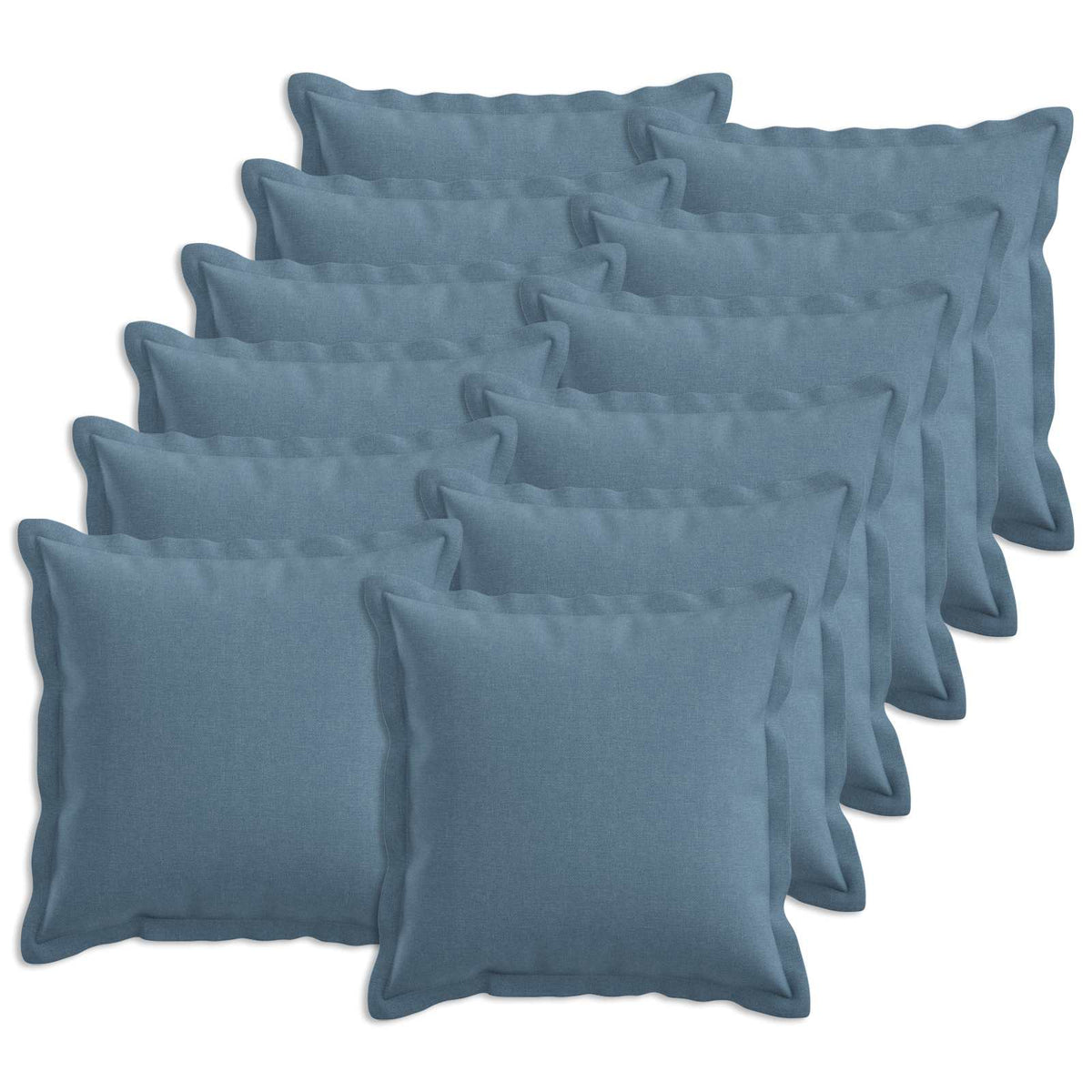 Kussensloop 12 pcs HOUTEN Jeans Blauw 45 x 45 cm Faux Linnen is nu te koop bij PeponiXL, paradijselijk wonen!