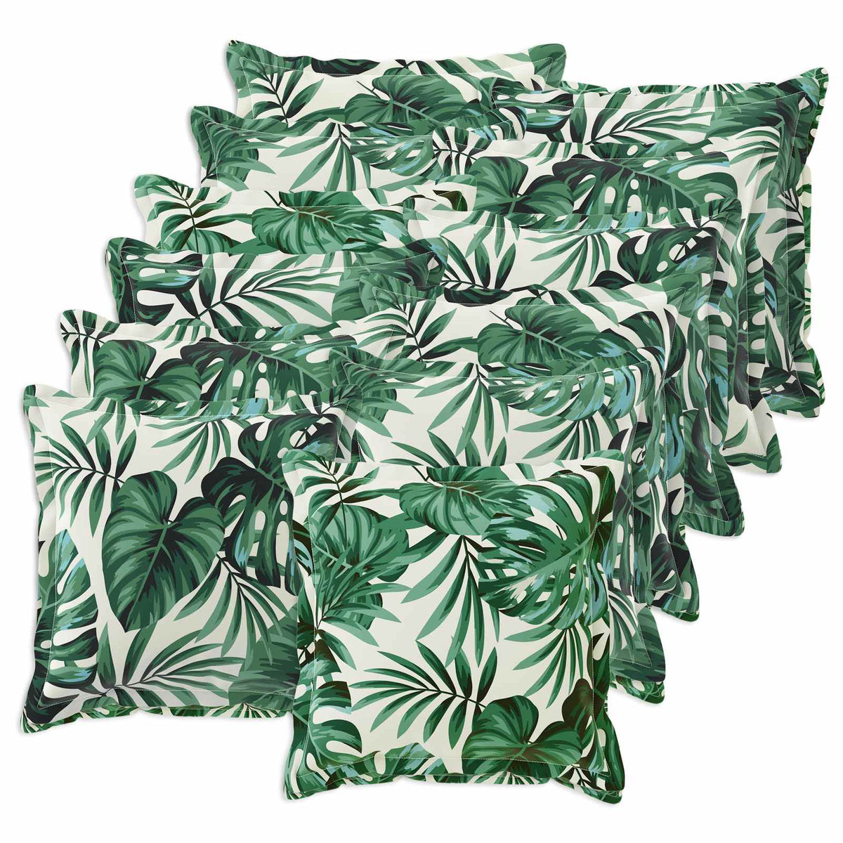 Kussensloop 12 st HOUTEN Bladpatroon 45 x 45 cm Polyester is nu te koop bij PeponiXL, paradijselijk wonen!