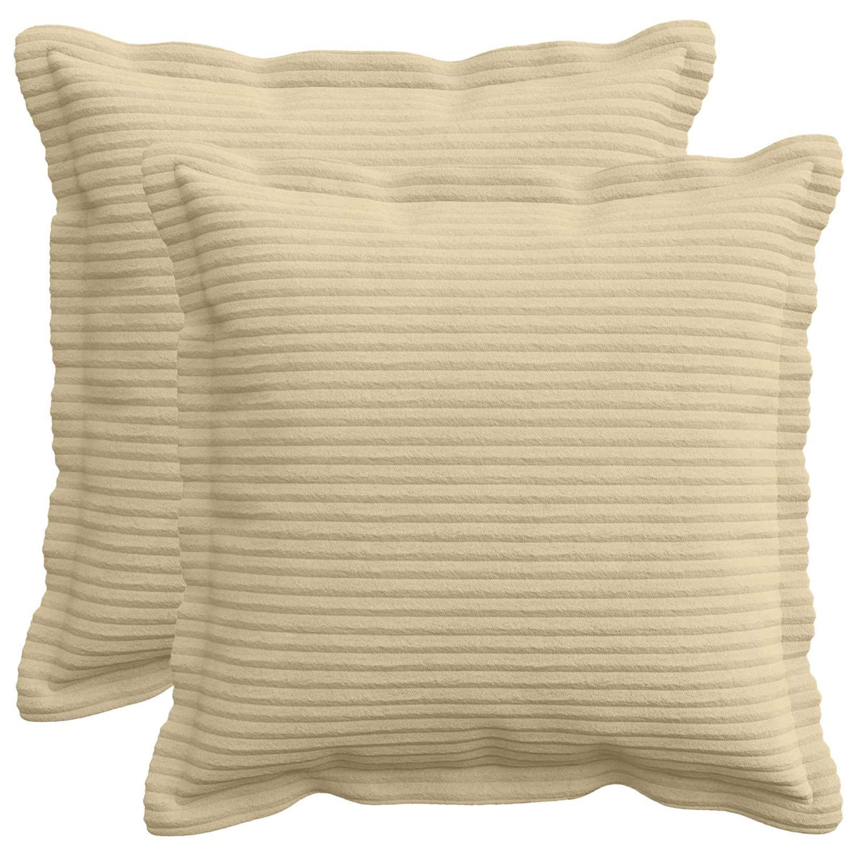 Kussensloop 2 st HOUTEN Lichtgroen Grijs 50 x 50 cm corduroy is nu te koop bij PeponiXL, paradijselijk wonen!