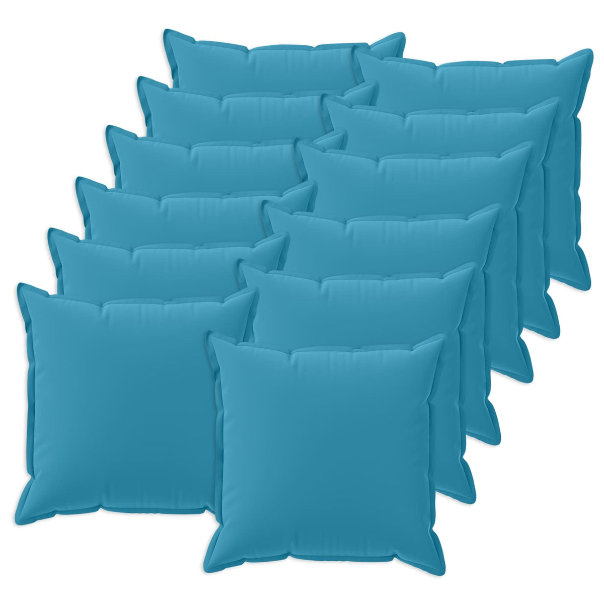 Kussensloop 12 st HOUTEN Lichtblauw 50 x 50 cm Polyester is nu te koop bij PeponiXL, paradijselijk wonen!