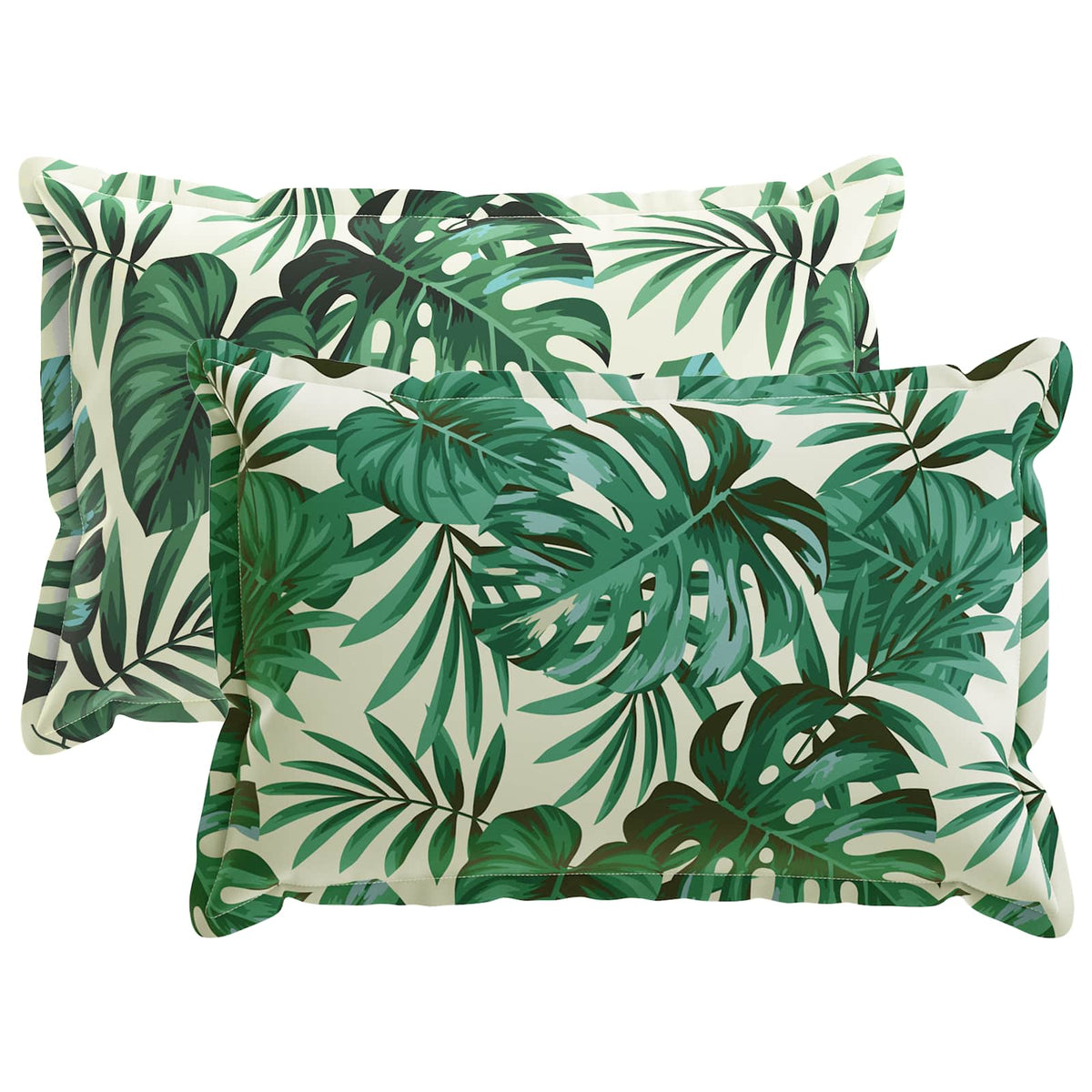 Kussensloop 2 st HOUTEN Bladpatroon 50 x 70 cm Polyester is nu te koop bij PeponiXL, paradijselijk wonen!