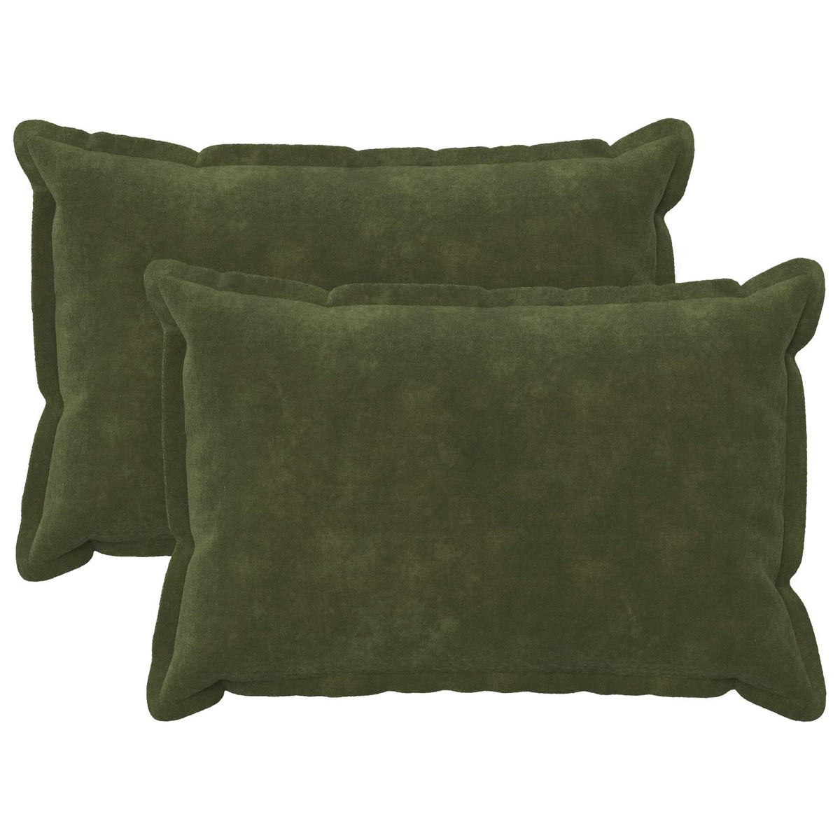 Kussensloop 2 pcs HOUTEN Groen 50 x 80 cm Microfiber Fleece is nu te koop bij PeponiXL, paradijselijk wonen!