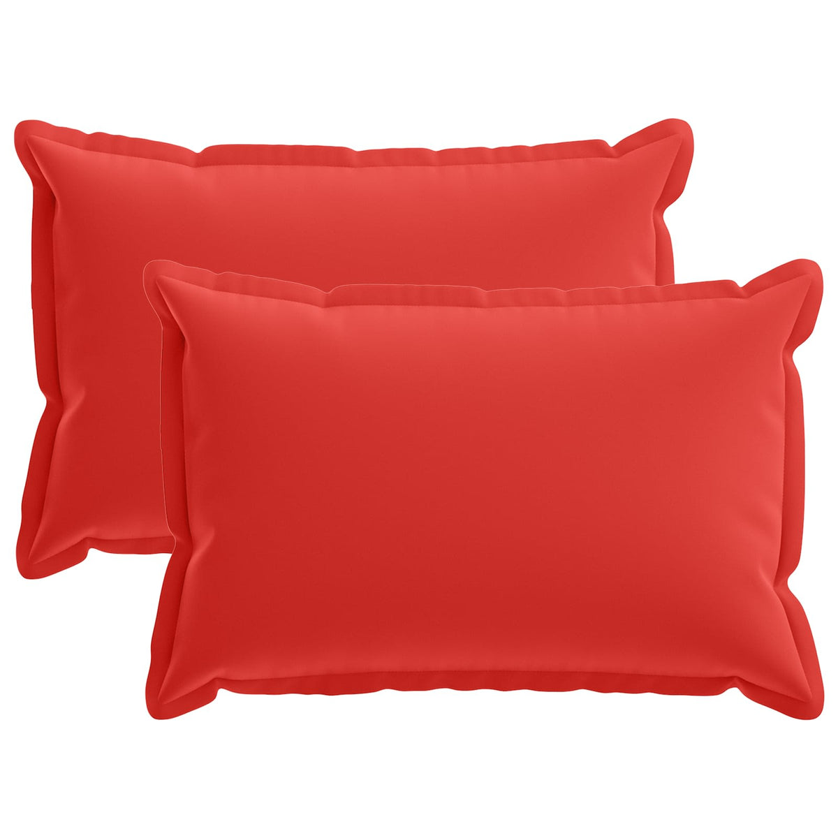 Kussensloop 2 st HOUTEN Rood 50 x 80 cm Polyester is nu te koop bij PeponiXL, paradijselijk wonen!