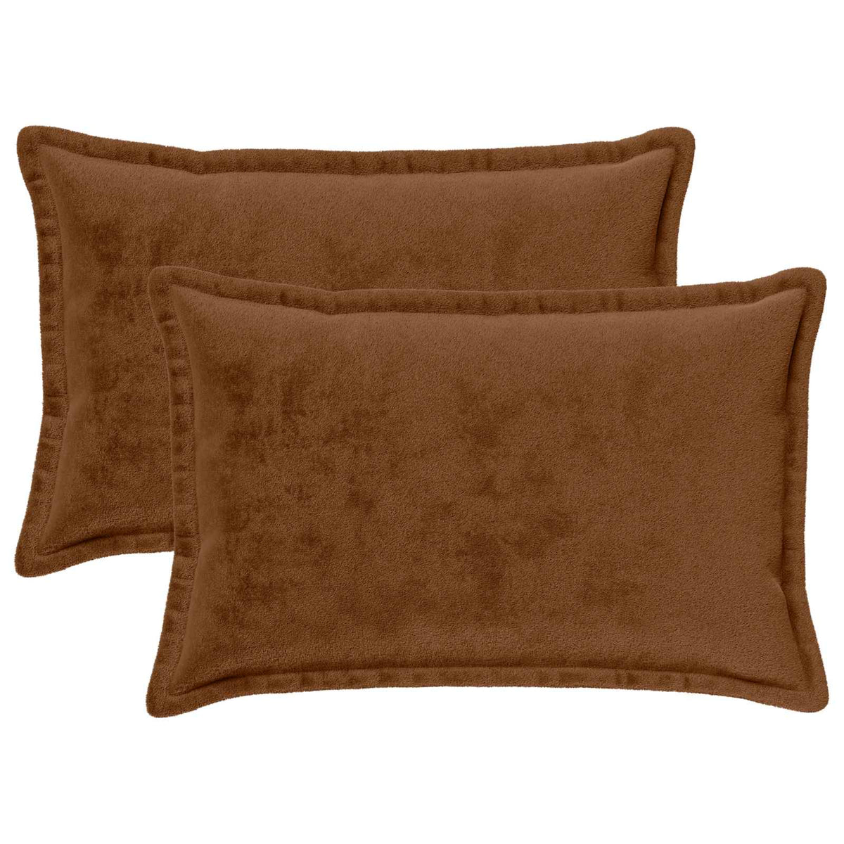 Kussensloop 2 pcs HOUTEN Licht Bruin 50 x 80 cm Flanel is nu te koop bij PeponiXL, paradijselijk wonen!