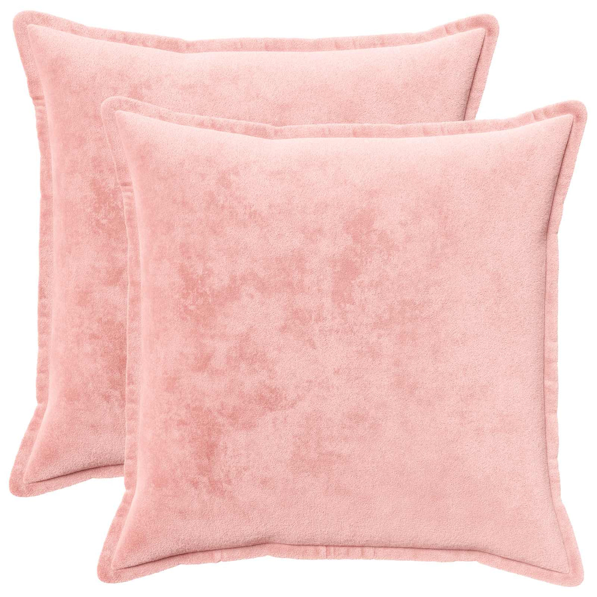 Kussensloop 2 pcs HOUTEN Roze 55 x 55 cm Flanel is nu te koop bij PeponiXL, paradijselijk wonen!