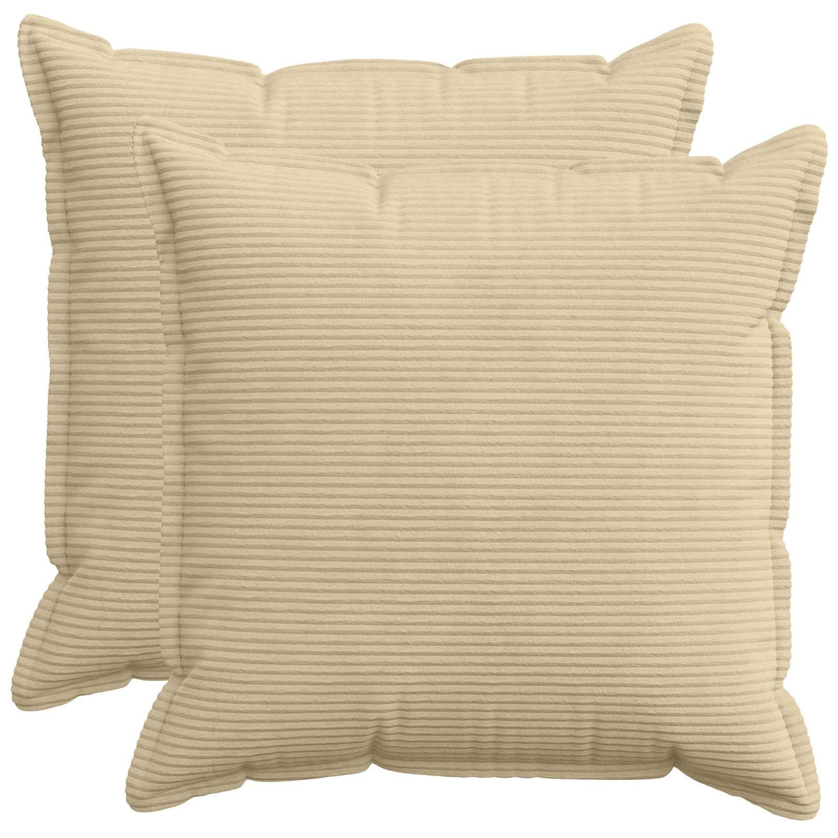 Kussensloop 2 st HOUTEN Lichtgroen Grijs 60 x 60 cm corduroy is nu te koop bij PeponiXL, paradijselijk wonen!