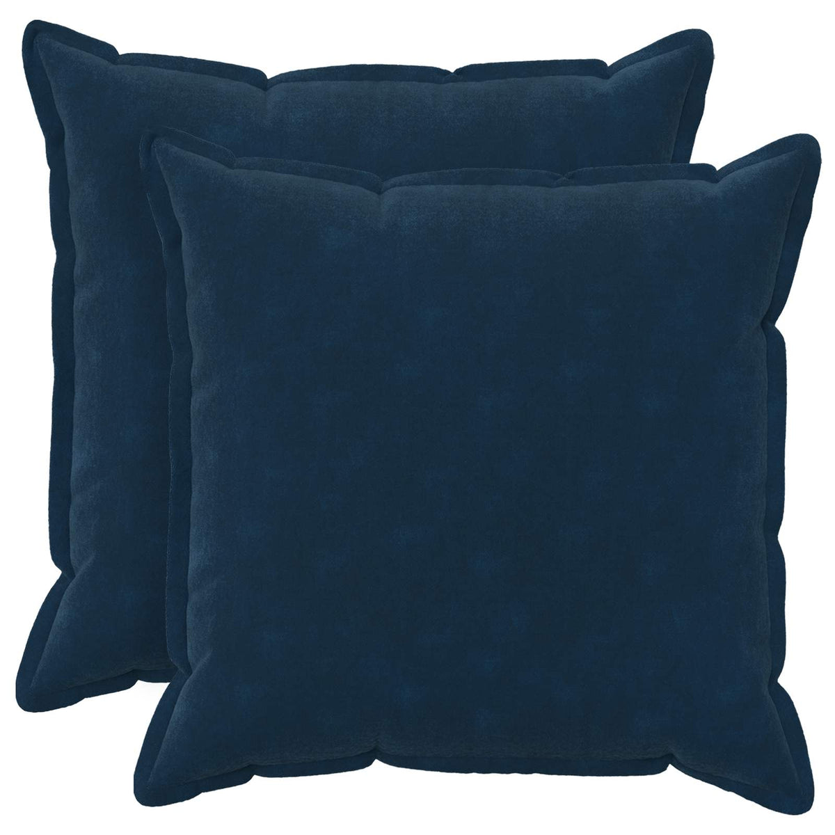 Kussensloop 2 pcs HOUTEN Blauw 65 x 65 cm Microfiber Fleece is nu te koop bij PeponiXL, paradijselijk wonen!