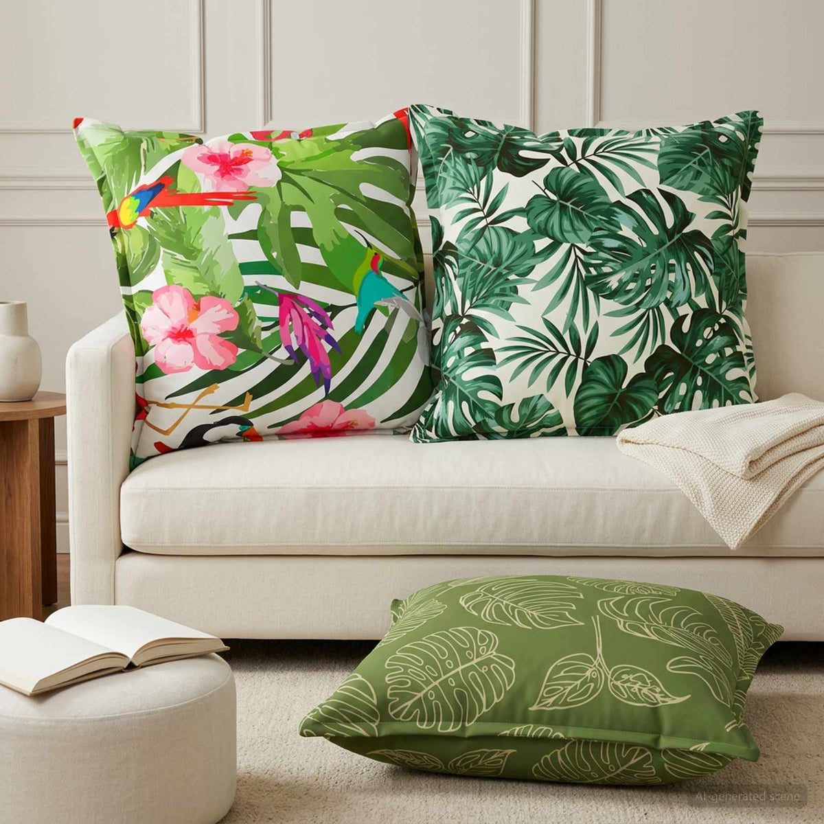 Kussen met kussen HOUTEN 2 st Meerkleurig Polyester is nu te koop bij PeponiXL, paradijselijk wonen!