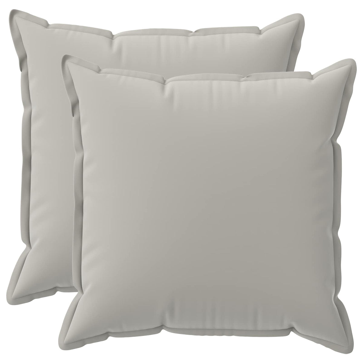 Kussensloop 2 st HOUTEN Grijs 65 x 65 cm Polyester is nu te koop bij PeponiXL, paradijselijk wonen!
